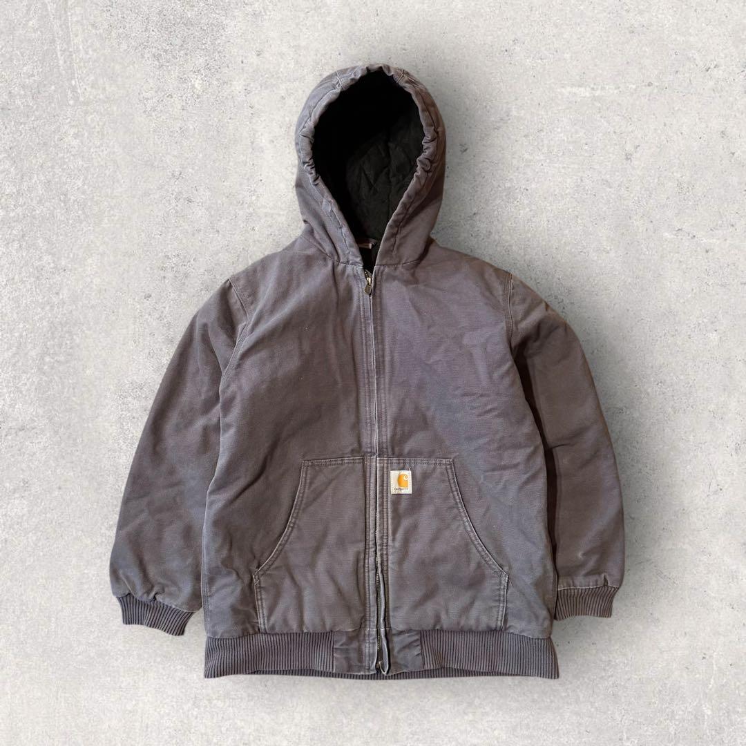 【カーハート】アクティブジャケット　グレー　レディースS ~M相当　人気カラー
