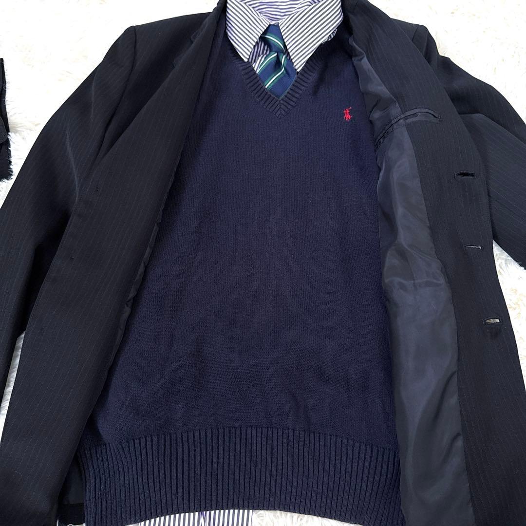 キャット フォーマルスーツ 卒業 セット160 黒 卒服 シャツ ラルフローレン