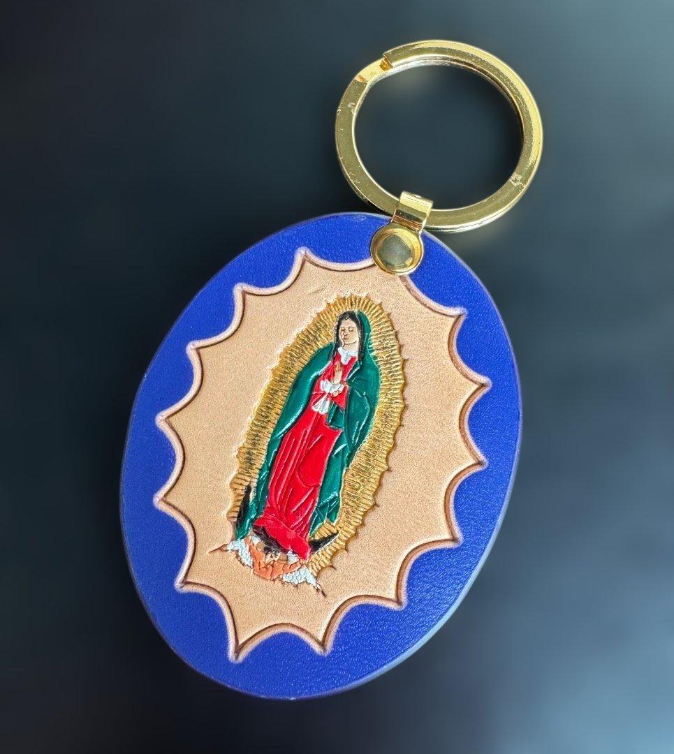 あ*う様 Supreme guadalupe leather keychain