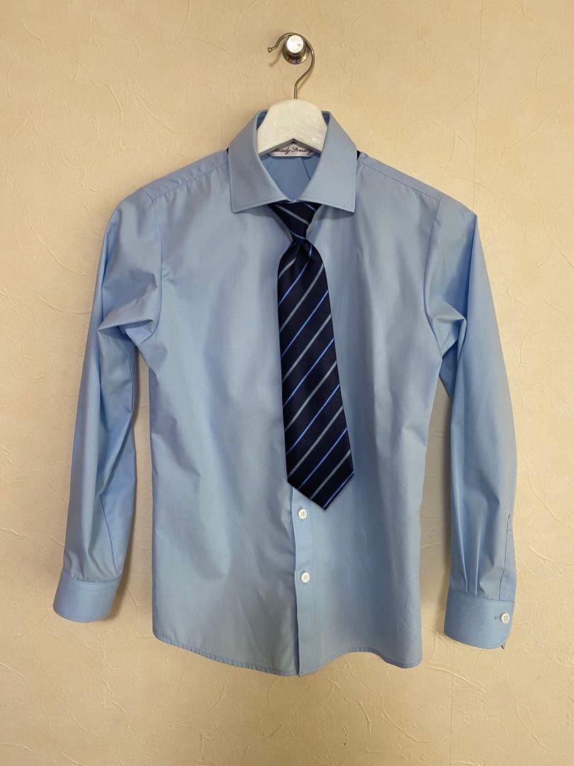 フォーマルスーツ 150cm スーツネイビー ネクタイ付き