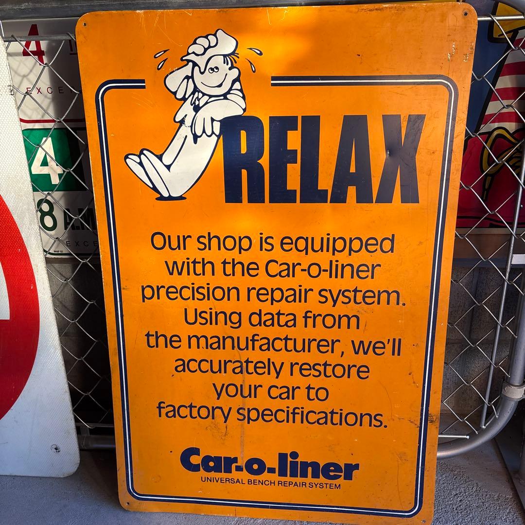 アメリカ ヴィンテージ 看板 カーショップ 大型 USA製