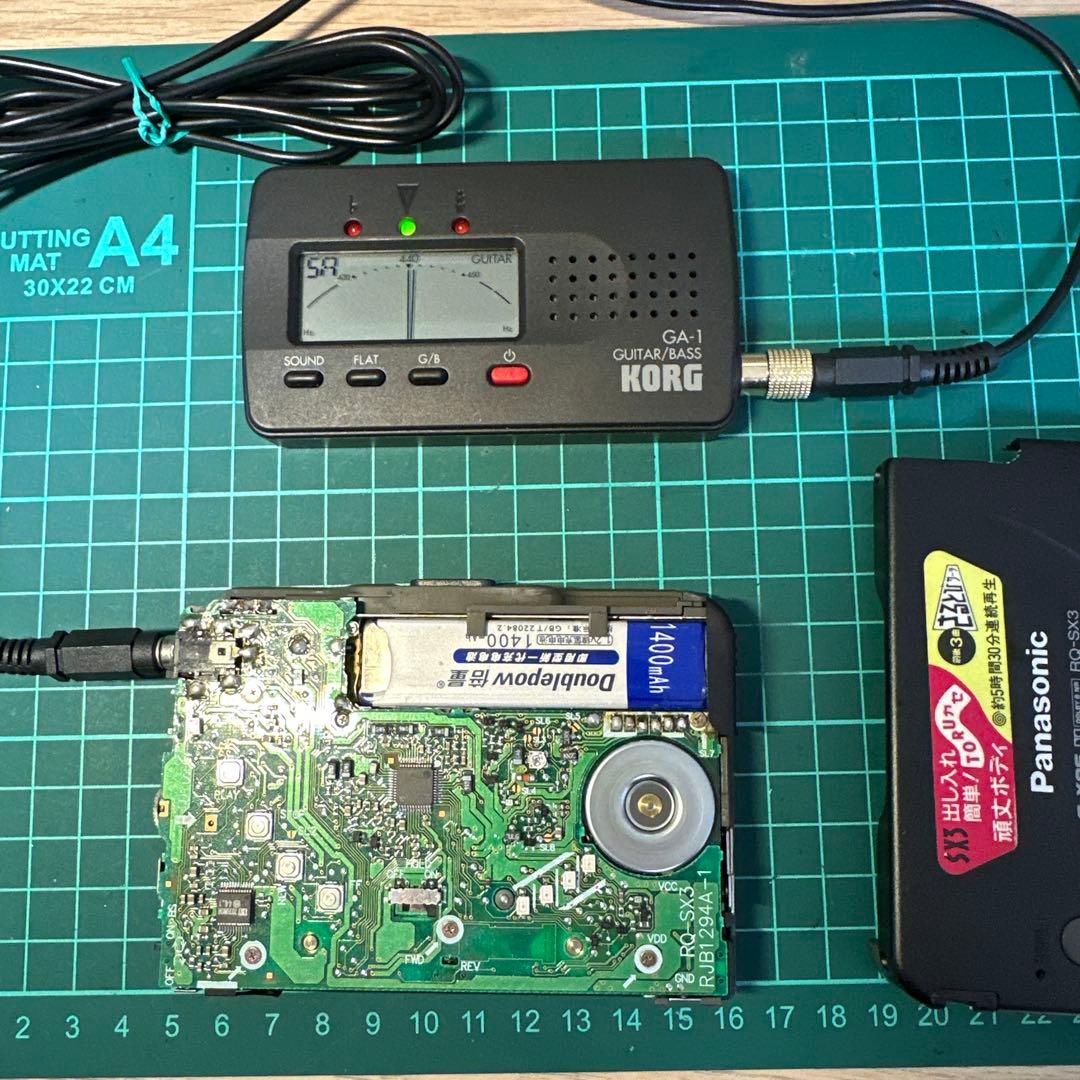 【美品DE修復品】Panasonic カセット プレーヤー RQ-SX3