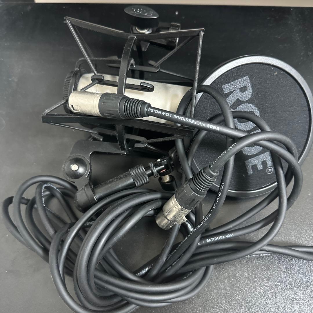 かなり値下げ！美品RODE コンデンサーマイク ショックマウント付き