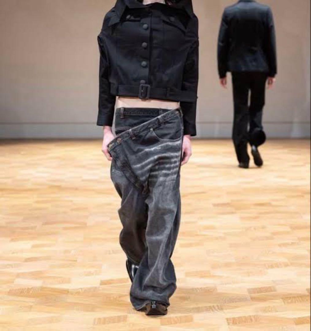 パンツ orimi 24aw overlap baggy denim