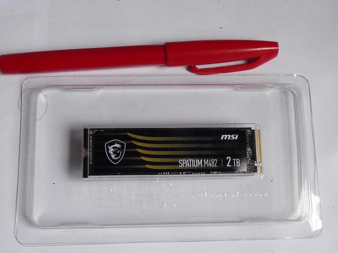 MSI SPATIUM M482 2TB M.2 SSD　現状品