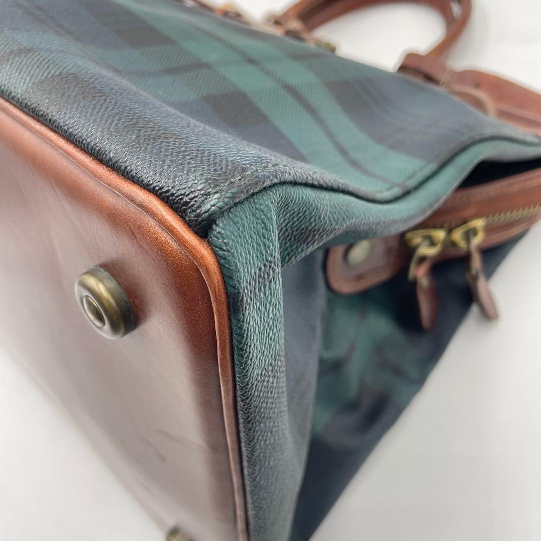 90s POLO RALPH LAURE ボストンバック　チェック柄