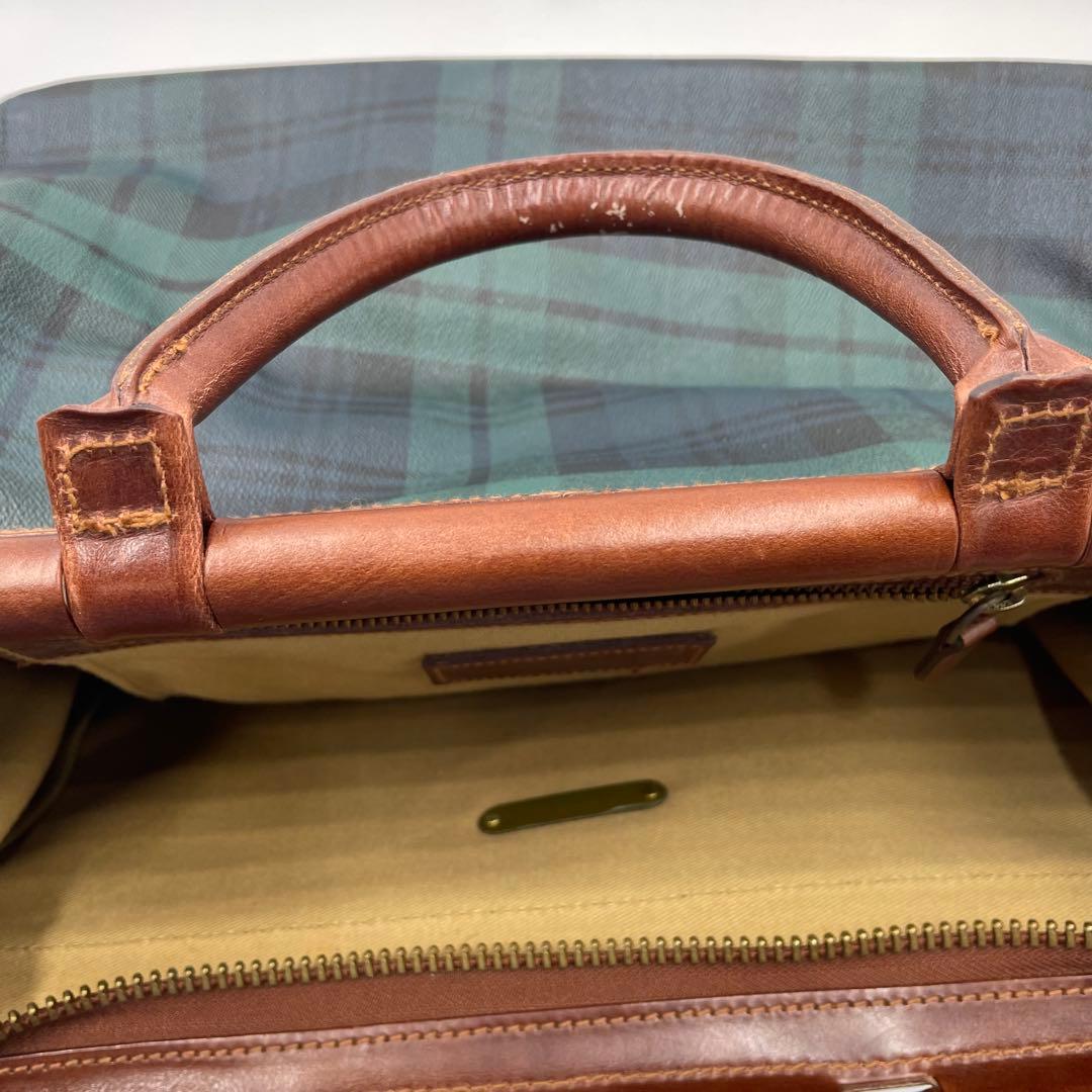 90s POLO RALPH LAURE ボストンバック　チェック柄