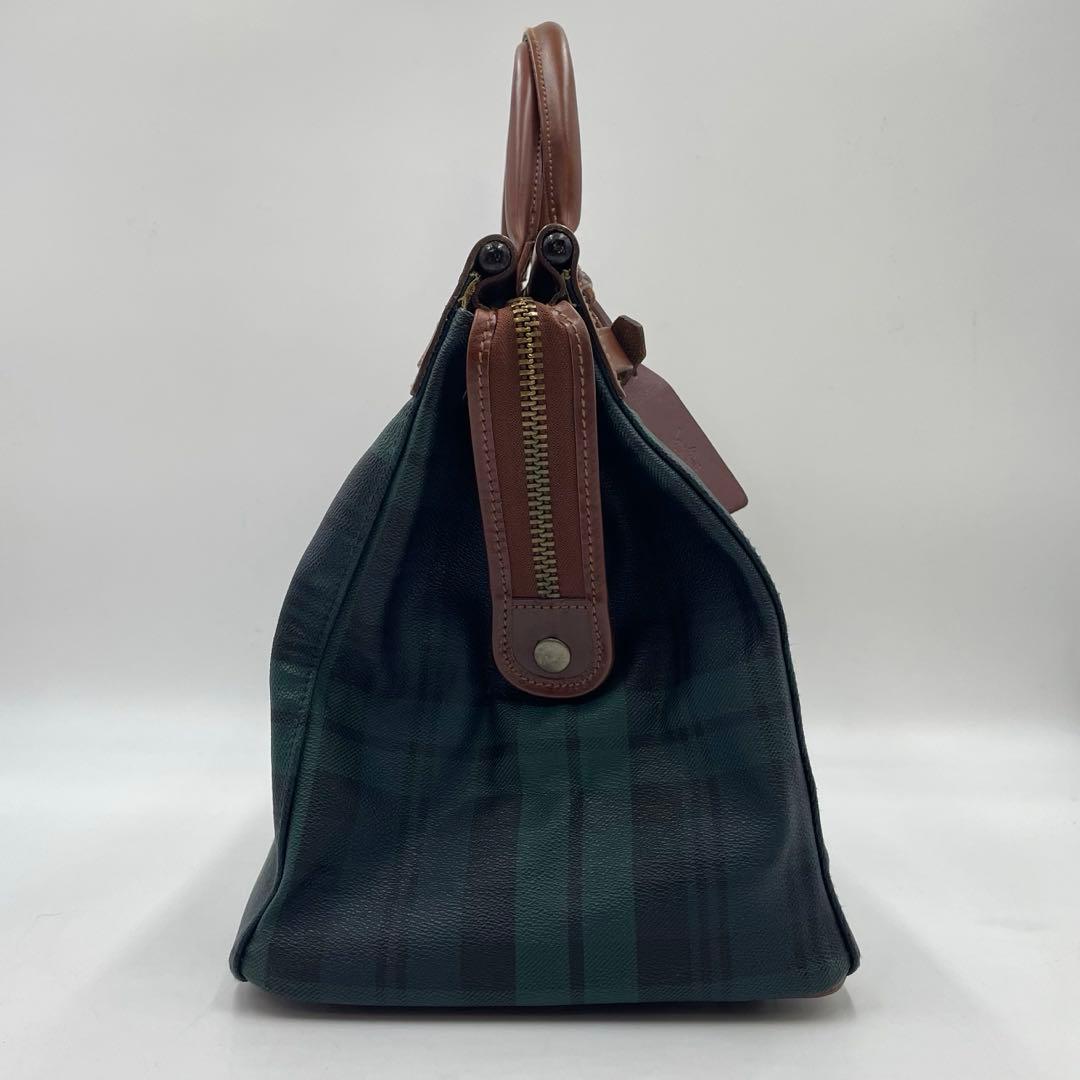 90s POLO RALPH LAURE ボストンバック　チェック柄