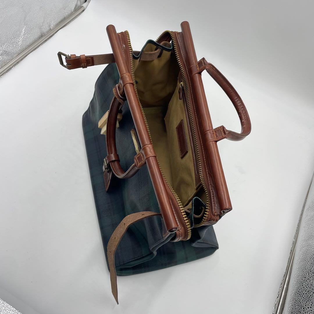 90s POLO RALPH LAURE ボストンバック　チェック柄