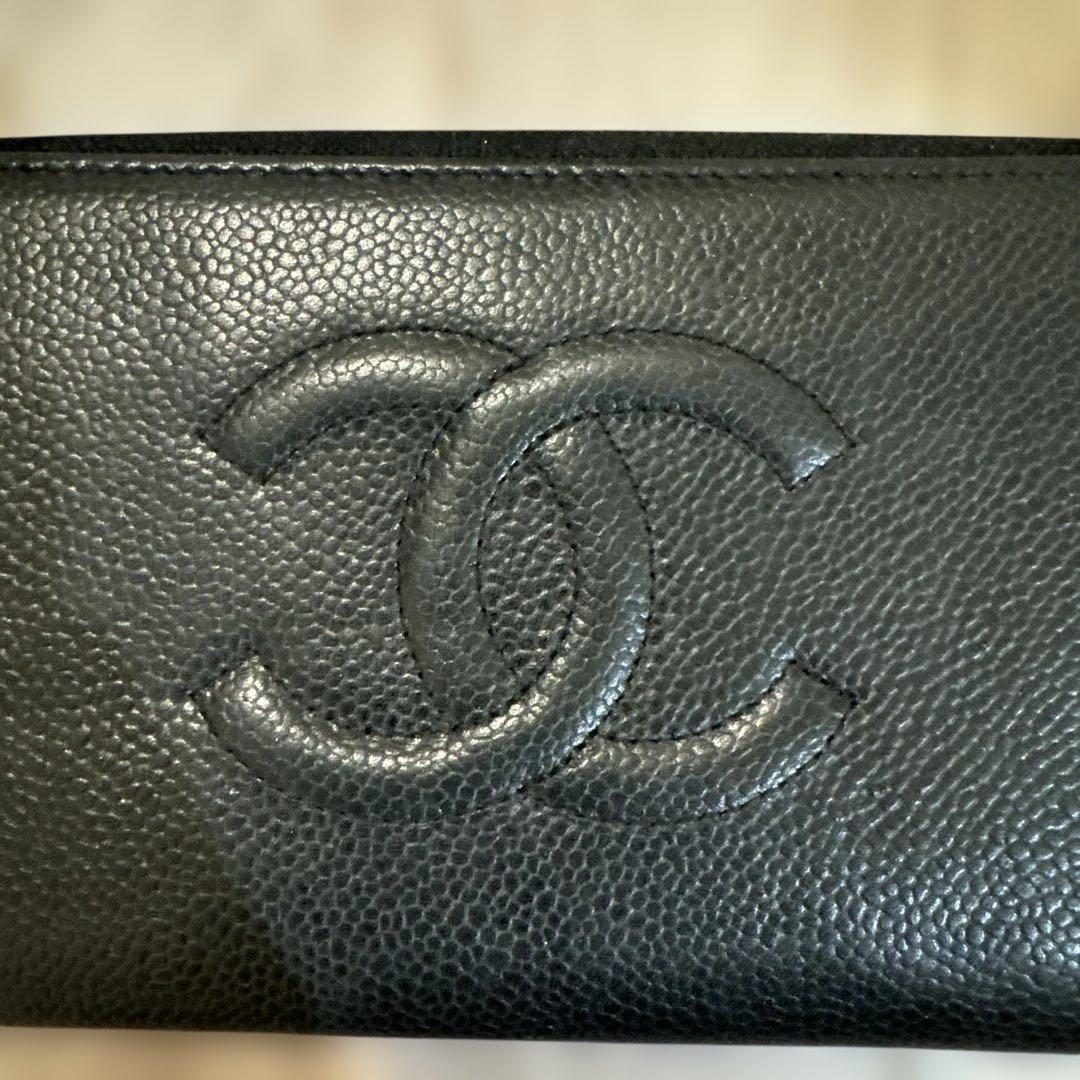 シャネル CHANEL ココマーク ラウンドファスナー 長財布