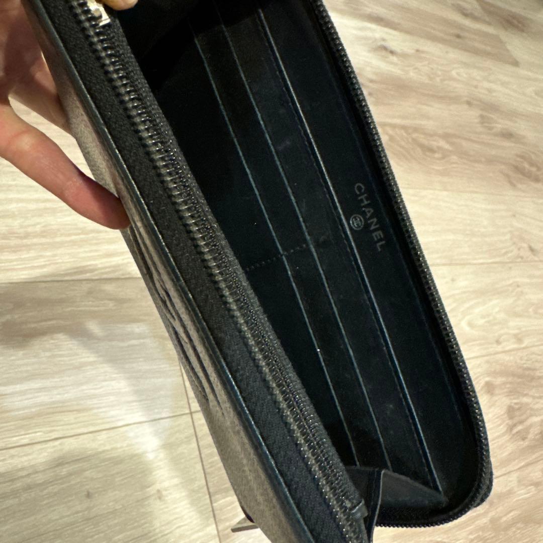 シャネル CHANEL ココマーク ラウンドファスナー 長財布