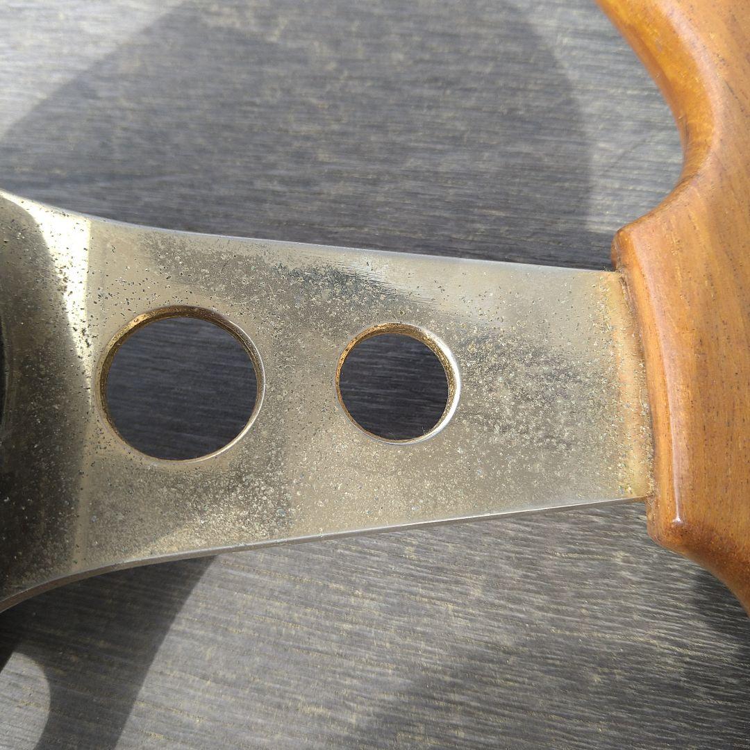 ウッドステアリング OBA オバ 当時物 街道レーサー