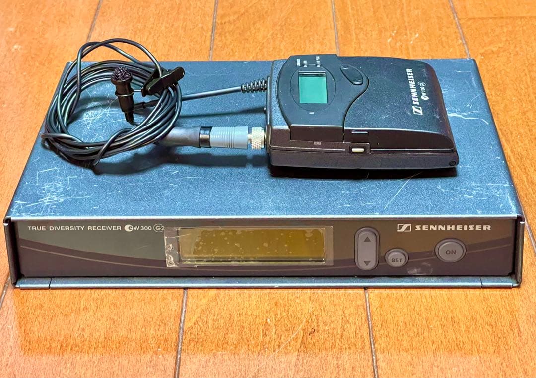 6セット SENNHEISER ワイヤレスセット。ACアダプター・アンテナ付