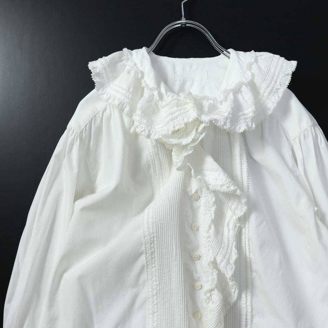 PINK HOUSE ピンクハウス　フリル　ブラウス　シャツ　白　ドレス