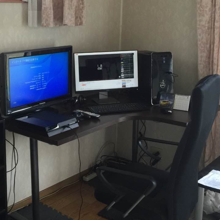 パソコン と 机 (デスク) イスのセット