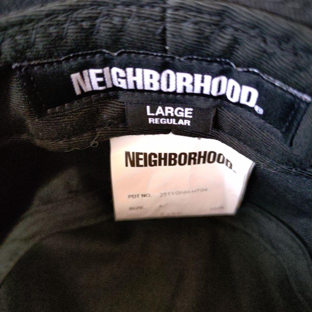 NEIGHBORHOOD ブラック バケットハット L