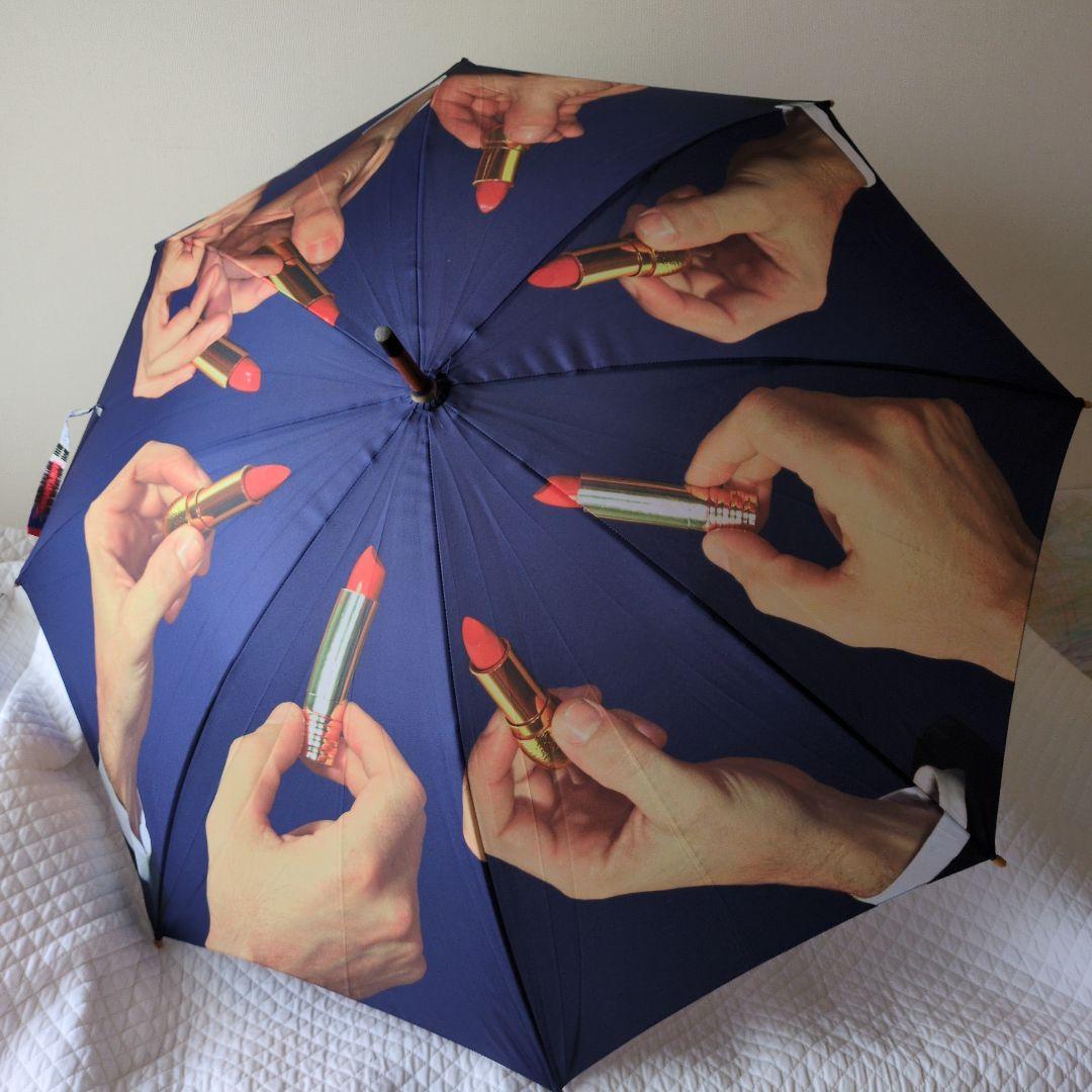 【希少】TOLLETAPAR✕SELETTI 口紅デザイン傘 ネイビー