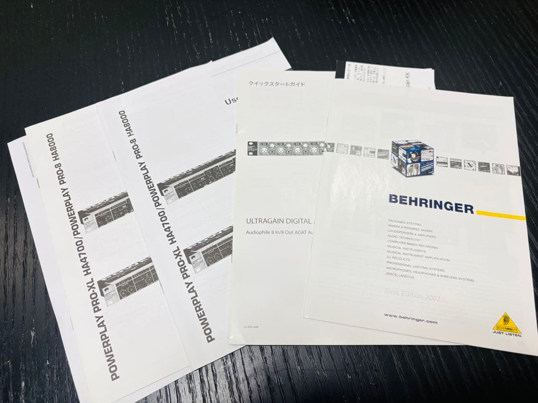 DTM・DAW Behringer ULTRAGAIN DIGITAL ADA8200