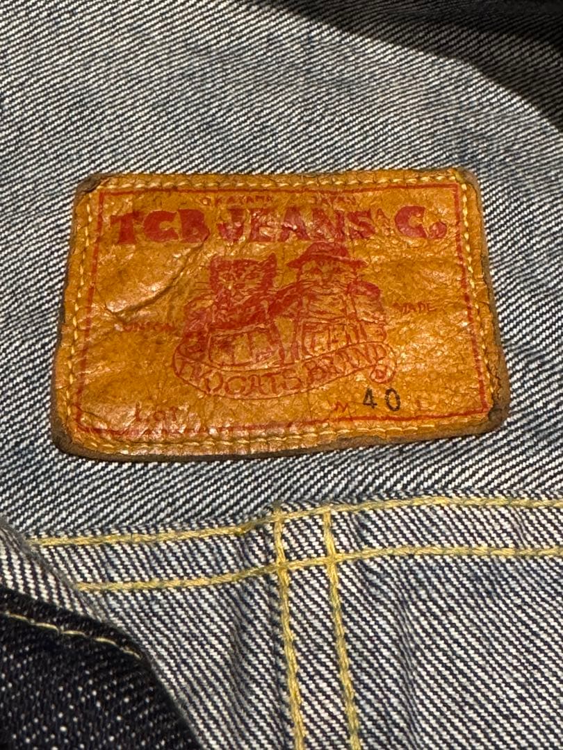 ジャケット・アウター TCB JEANS Late S40's Jacket 13.5oz 40