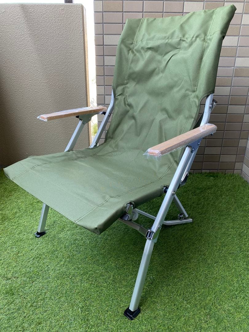 【新品スノーピークOEM品】ローチェア30 グリーン