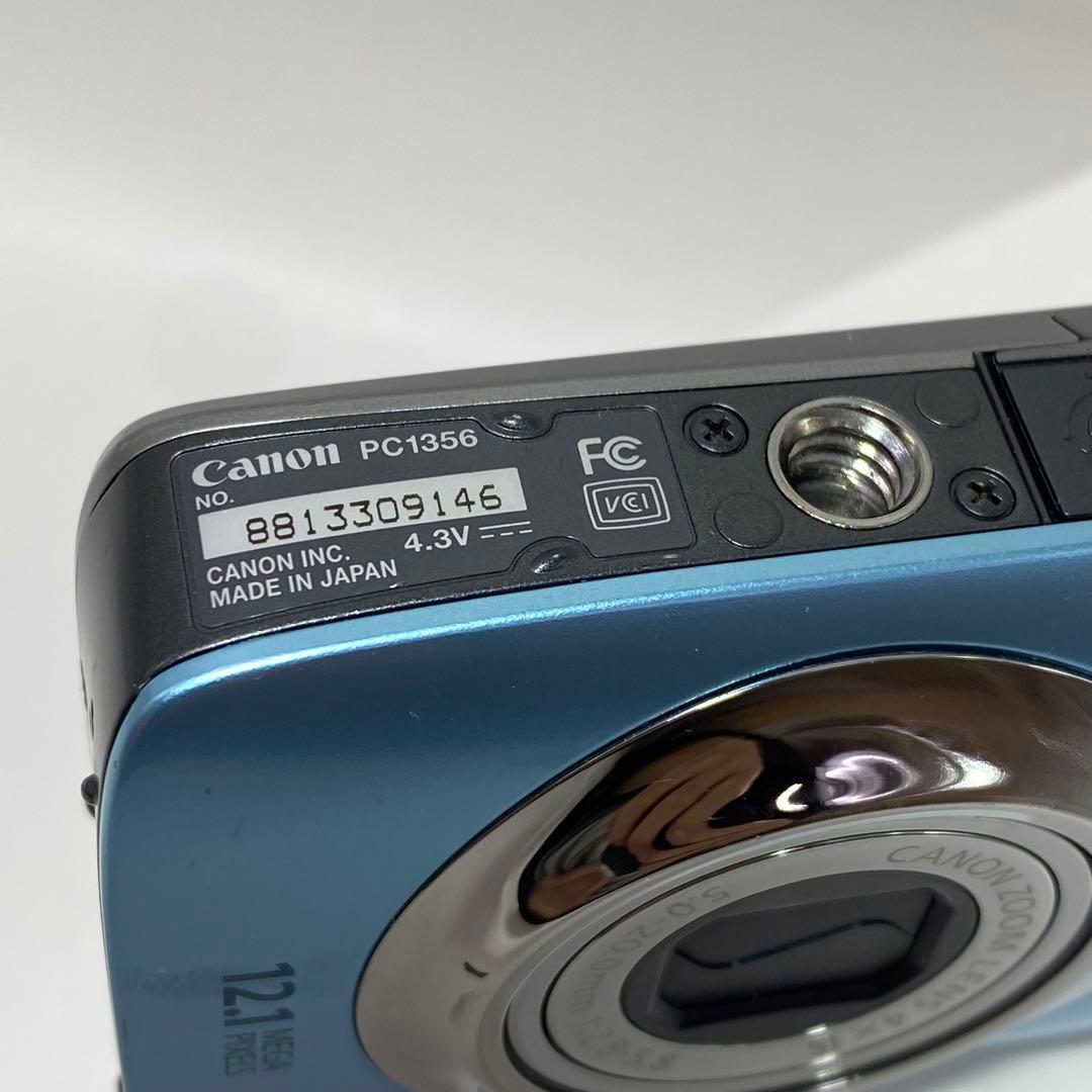 Canon IXY 510IS PC1356 充電器　ブルー コンデジ　動作品