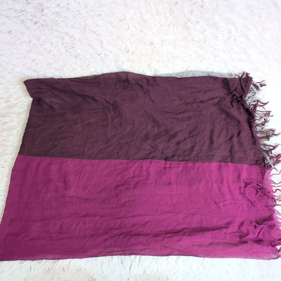 希少✨️ワイズ ヨウジヤマモト 3色使い大判ストール ユニセックス