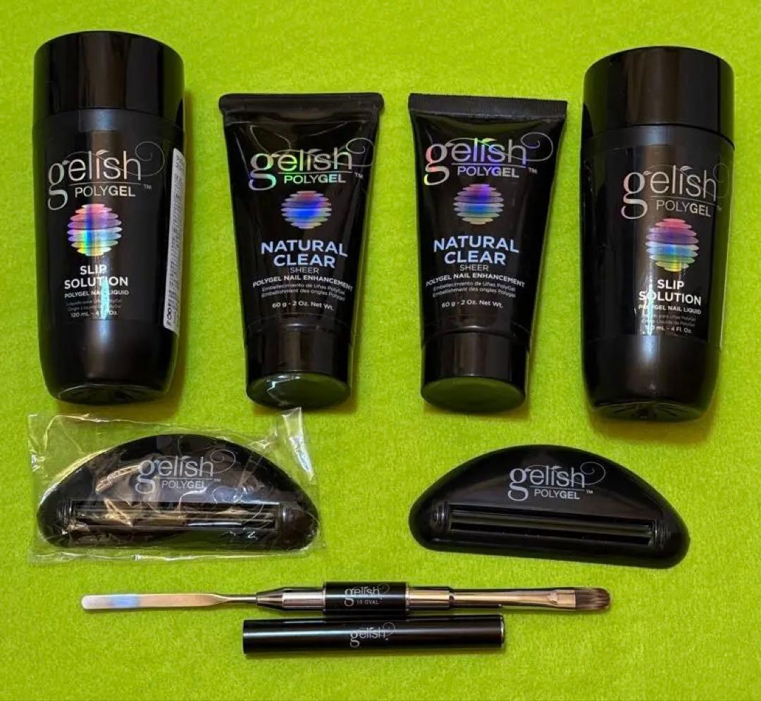 GELISH LEDライト+GELISHポリジェル他