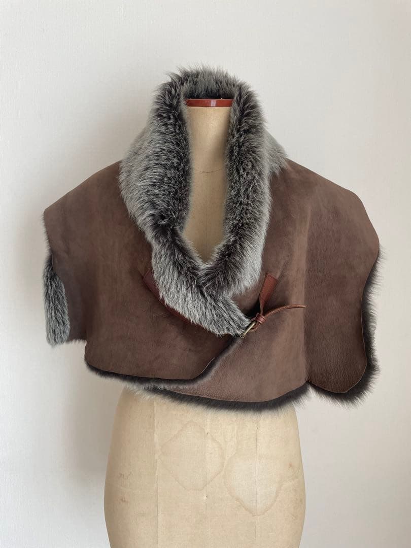 ノースビーチ　ムートンファーショール