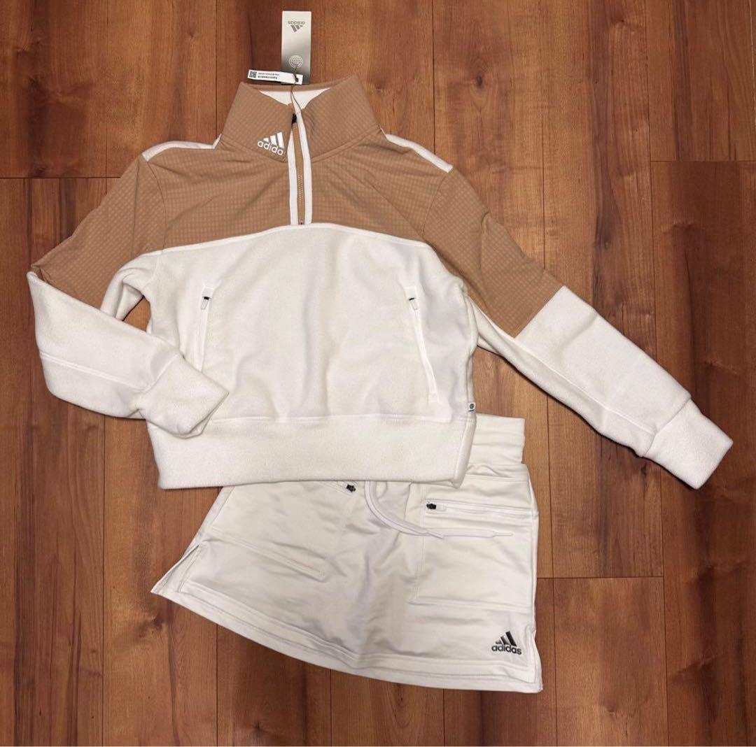 長袖　フリース　裏地付き　もこもこ　ハイウエストスカート　秋冬　セットアップ