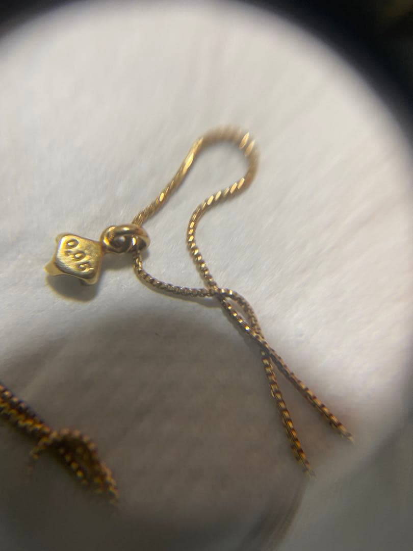 k18ネックレス一粒天然ダイヤモンド