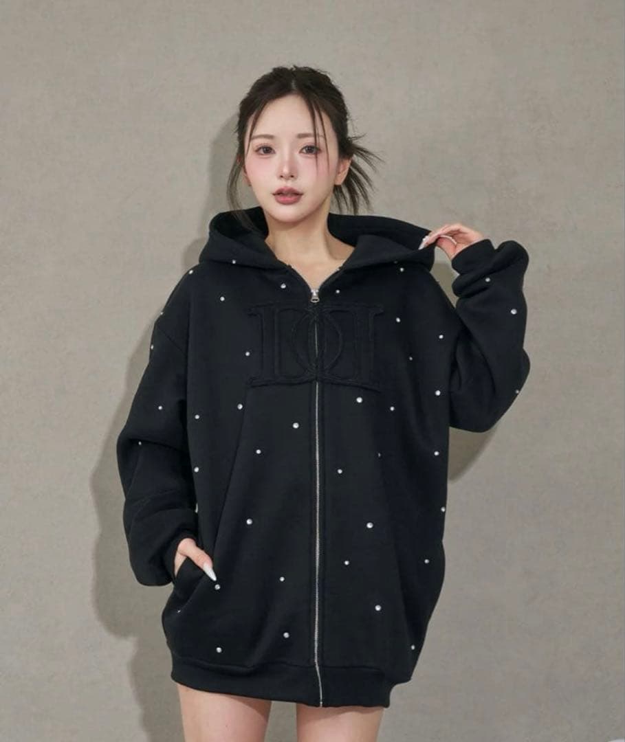 Darich ダーリッチ DD ロゴビジュージップパーカー