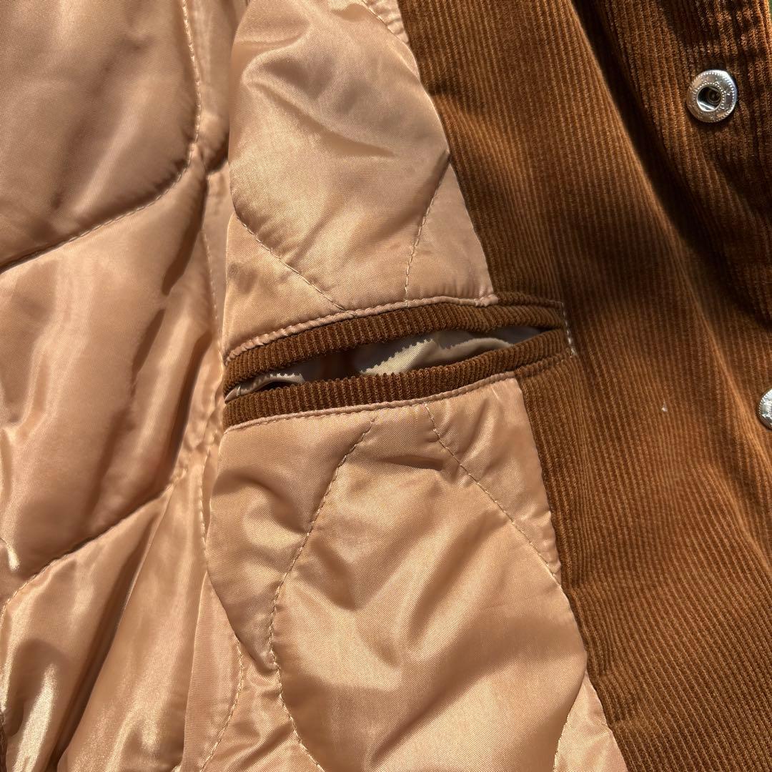 ジャケット・アウター BADWAY Corduroy stadium jumper