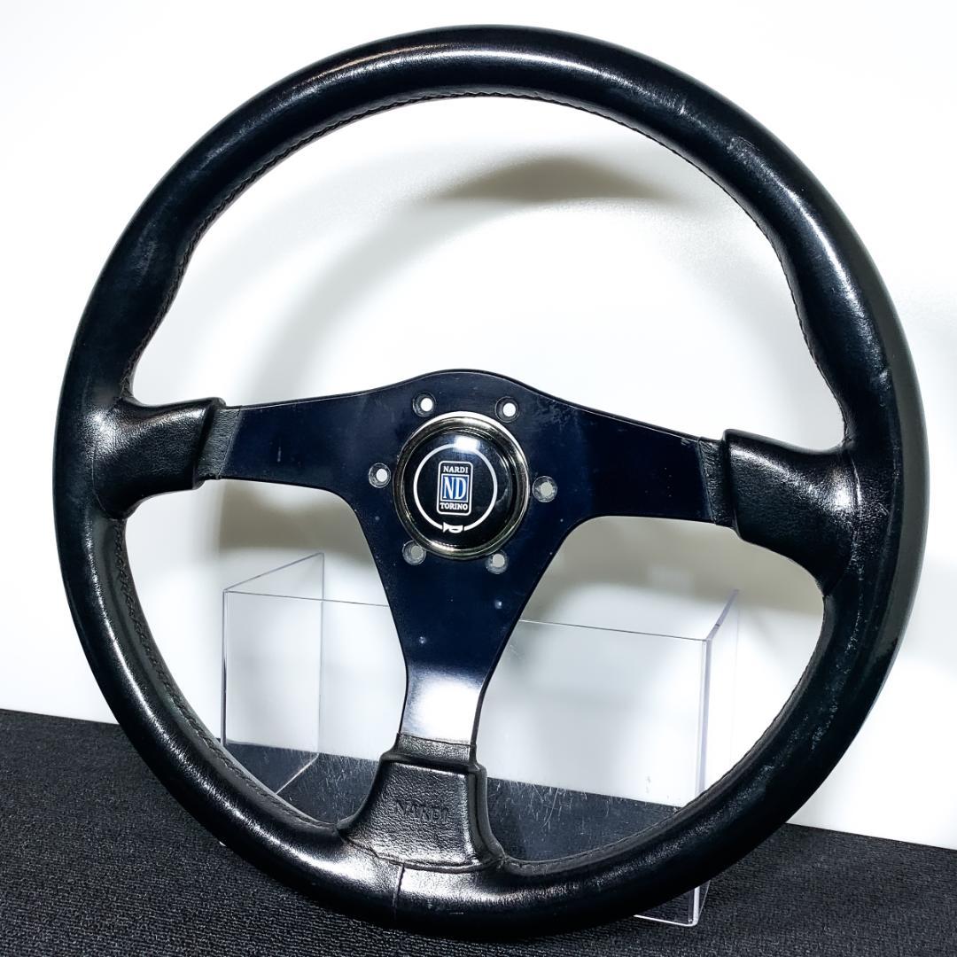 ナルディ ガラ3 レザーステアリング 36φ新品ホーンボタン・ネジ付