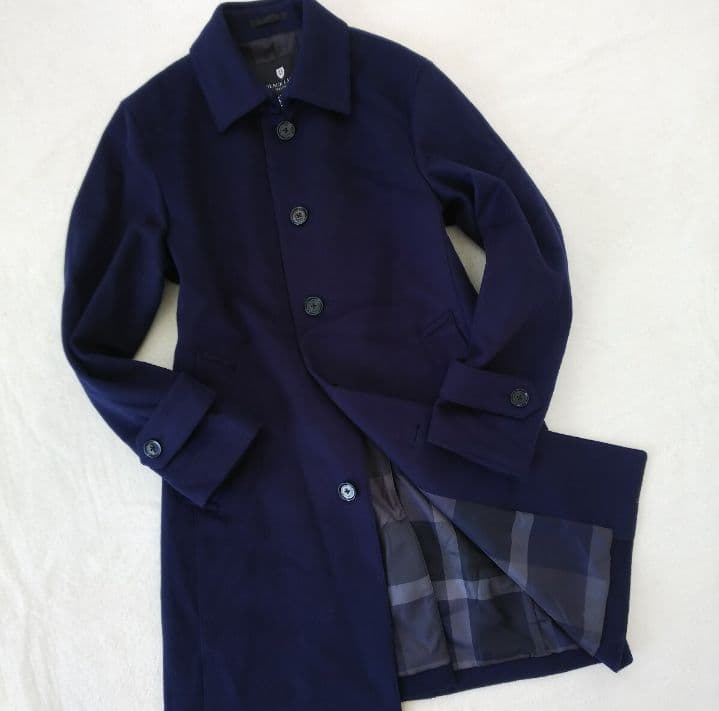 【未使用級 M】ブラックレーベルクレストブリッジ 最高級 カシミヤ ウールコート