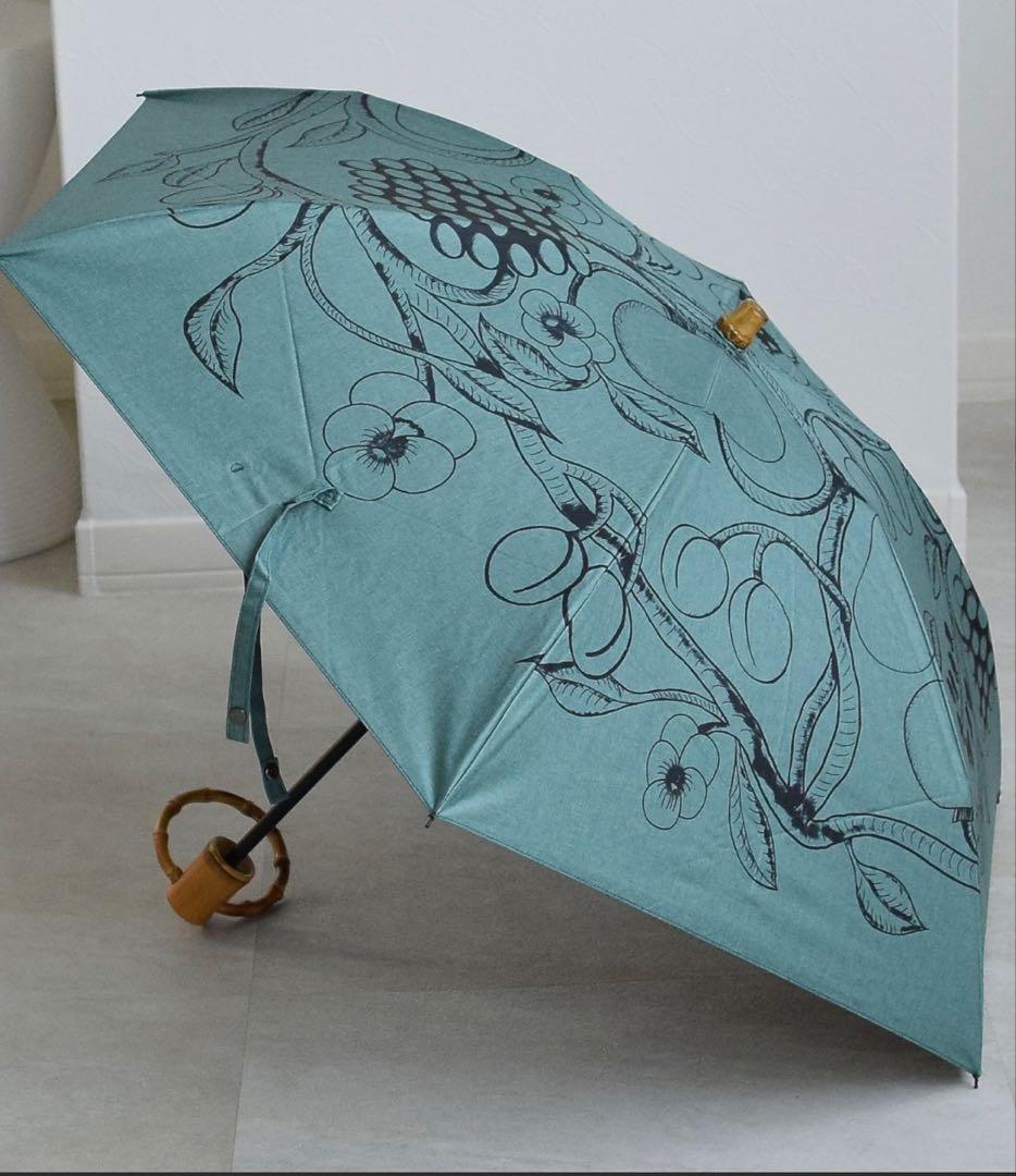 【新品】utatane×Kuovi 折り畳み日傘 完全遮光　晴雨兼用