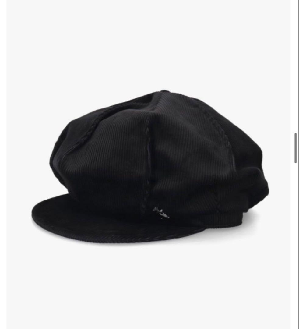 arth コーデュロイ　キャスケット　黒