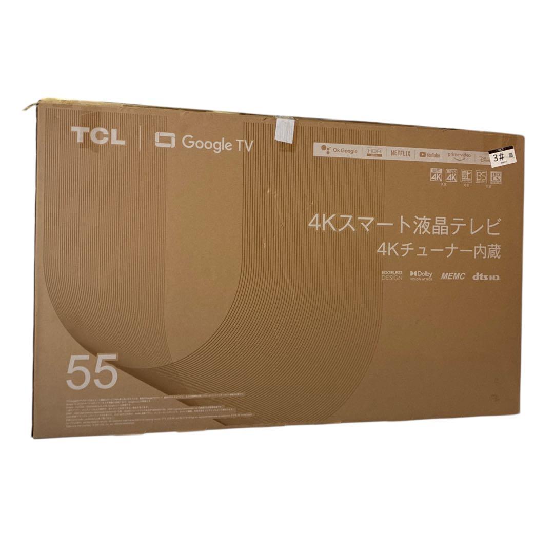 TCL 55V型 4K スマート液晶テレビ Google TV搭載 55P69B