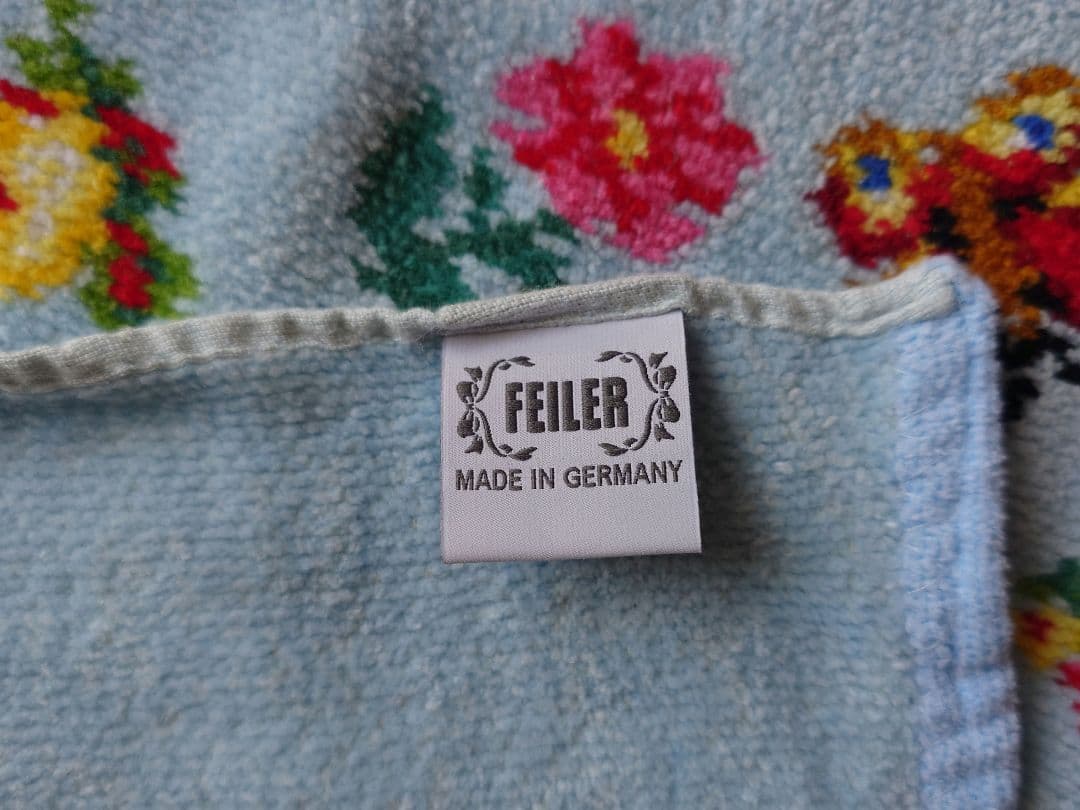 フェイラー　おくるみ　ハイジ　ブルー