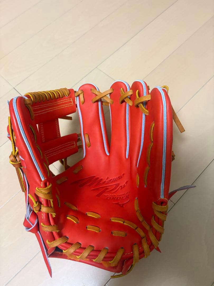 m*a様 ミズノプロ 硬式 内野 オーダー グラブ hagaジャパン 型付け済み