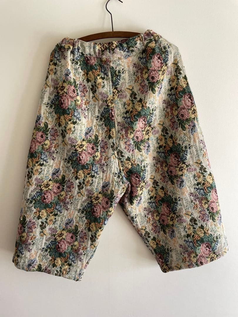 ゴブラン花柄　バルーンパンツ