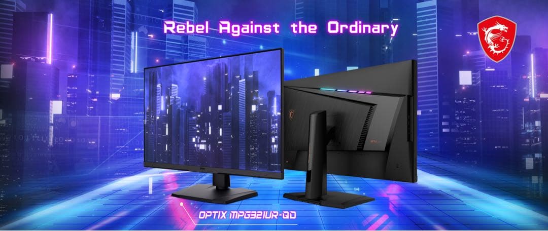 MSI Optix MPG321UR-QD 4K144Hzゲーミングモニター