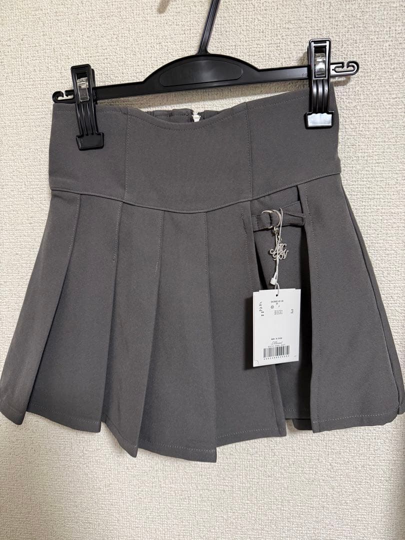 ミシェルマカロン 美脚スカパン グレー XS