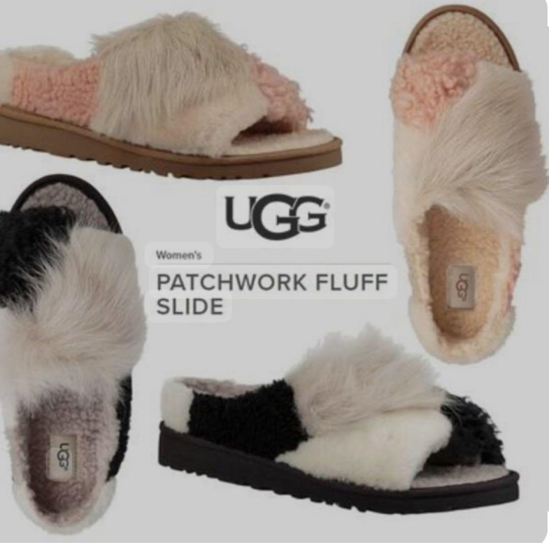 希少新品未使用♬UGG W DIANE WISP ファーサンダル ピンクシューズ