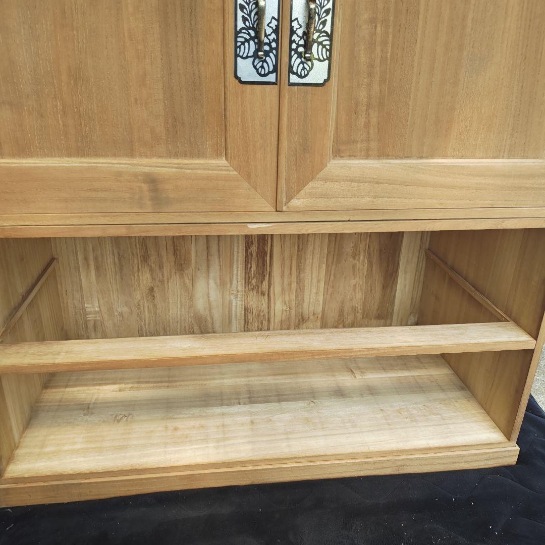 昭和レトロ☆高級 総桐箪笥 飾り金具 和箪笥 着物箪笥☆2分割 当時物