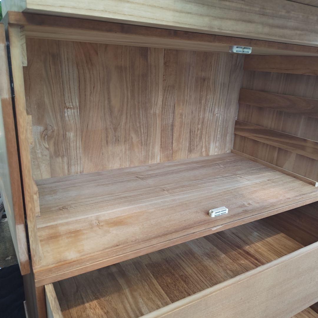 昭和レトロ☆高級 総桐箪笥 飾り金具 和箪笥 着物箪笥☆2分割 当時物