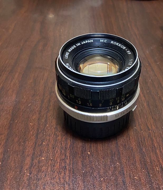 フィルムカメラ MINOLTA MC Rokkor pf 55mm f1.7