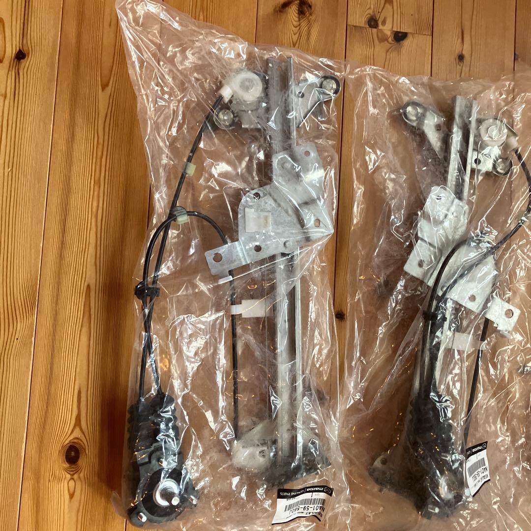 NAロードスター手動ウィンドーレギュレーター左右クルクル手回しハンドル付