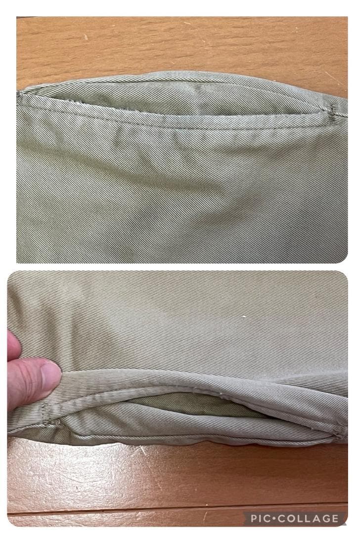 70s USA ヴィンテージ ARMY チノ ボトム コットンミリタリ パンツ