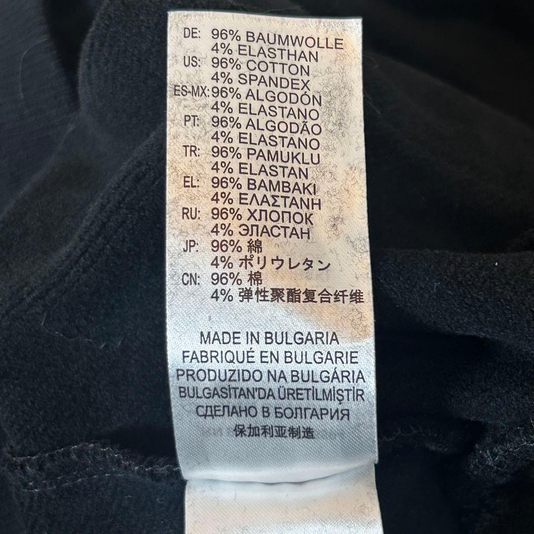 新品【DIESEL】裏起毛ロゴパーカー XS レディースM相当 ブラック