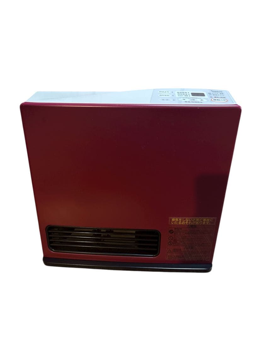 リンナイ RC-M2401E ガスファンヒーター 都市ガス用 カラー　レッド